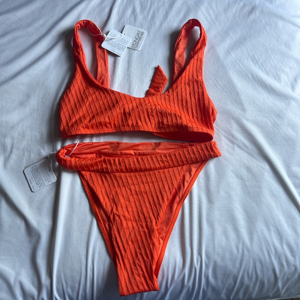 Monday Swimwear Orange Bikini
